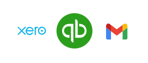 Works with Xero, QuickBooks and Gmail
