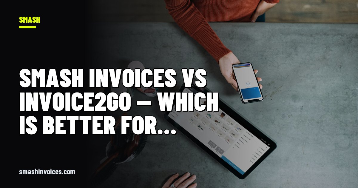Freelancer invoicing at a desk versus sending a quote from a job site